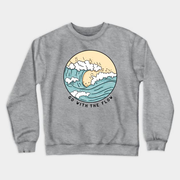 Go with the Flow Crewneck Sweatshirt by Tania Tania